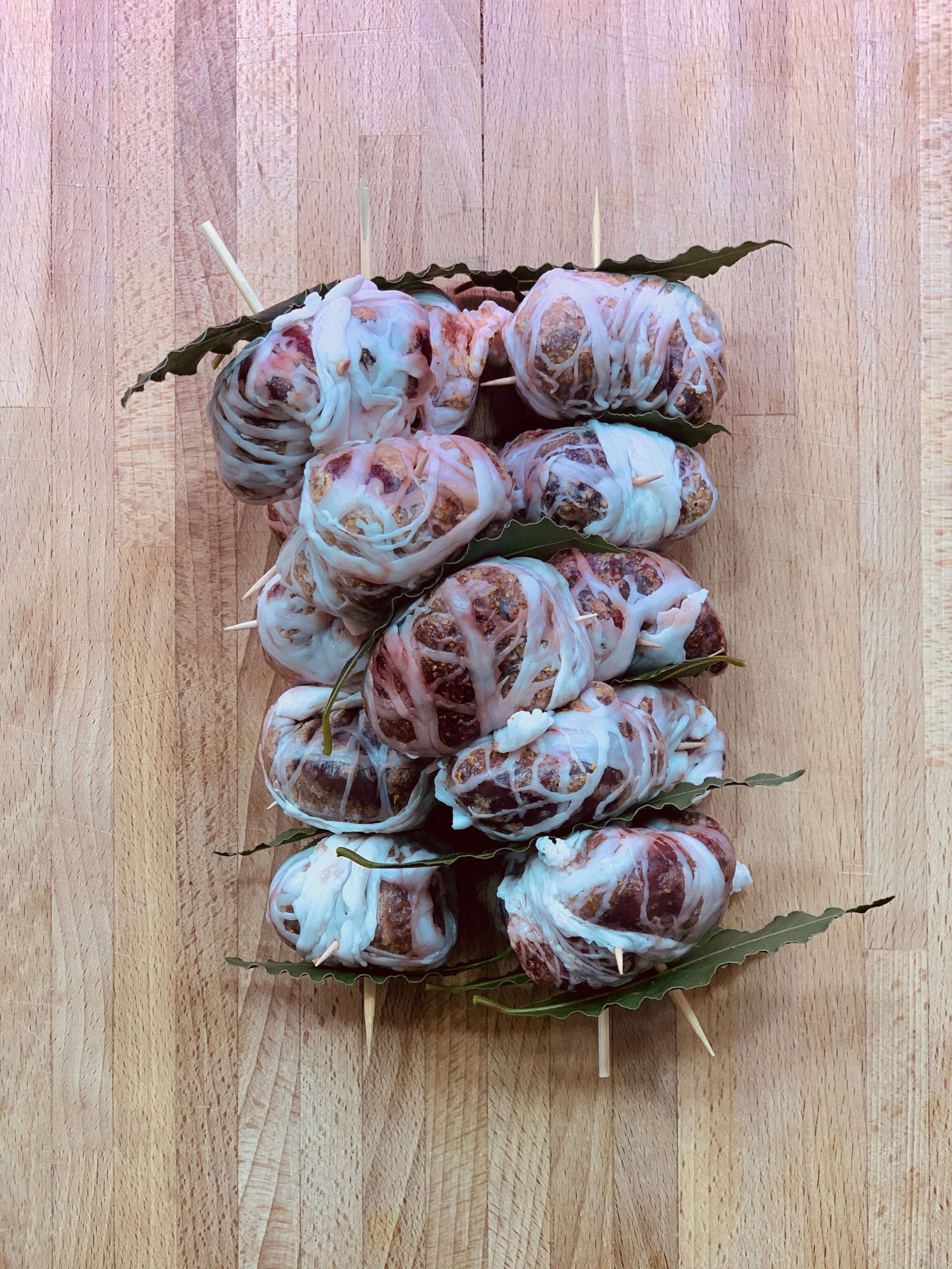 Spiedini di fegatelli