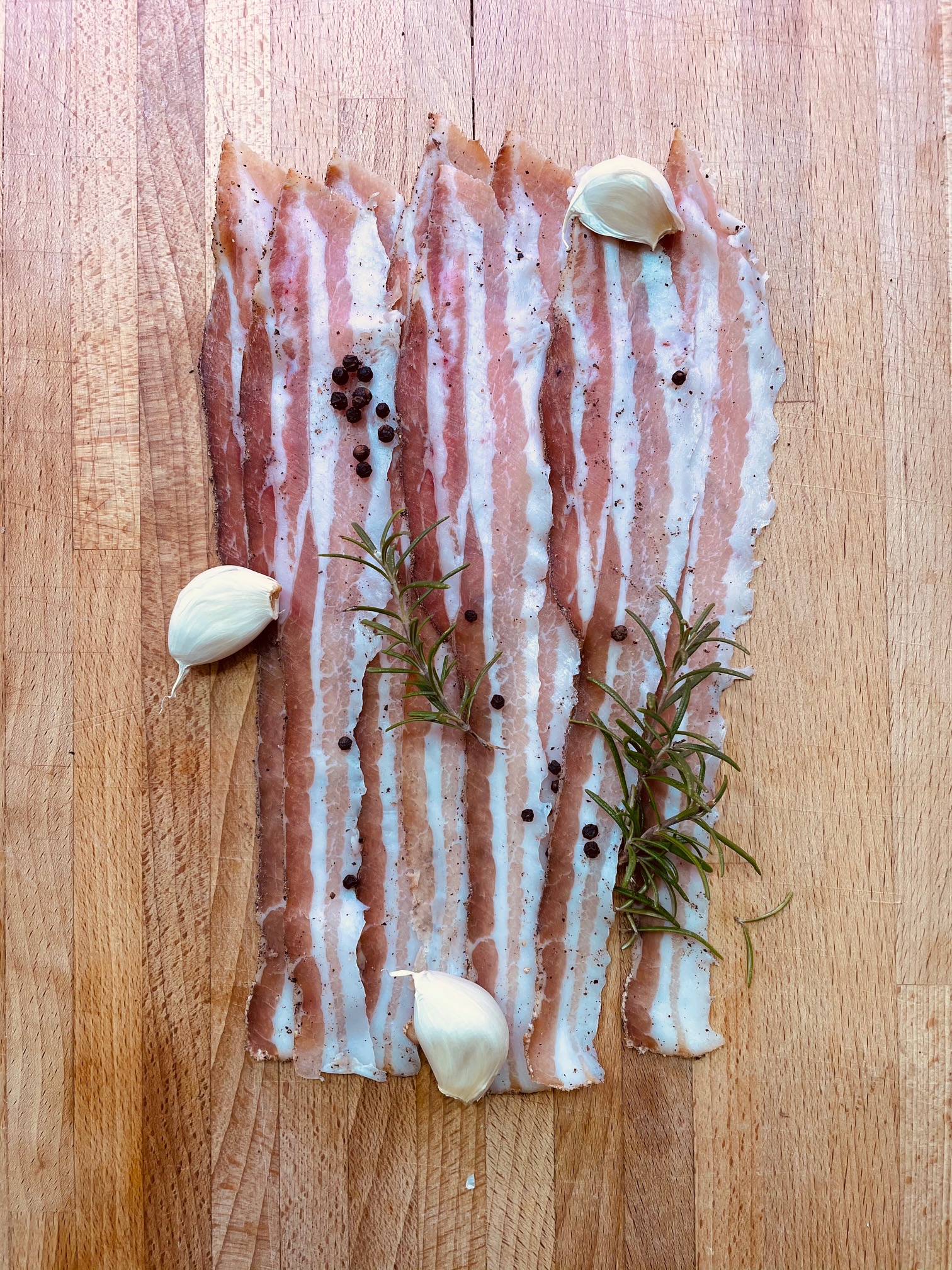 Pancetta stagionata