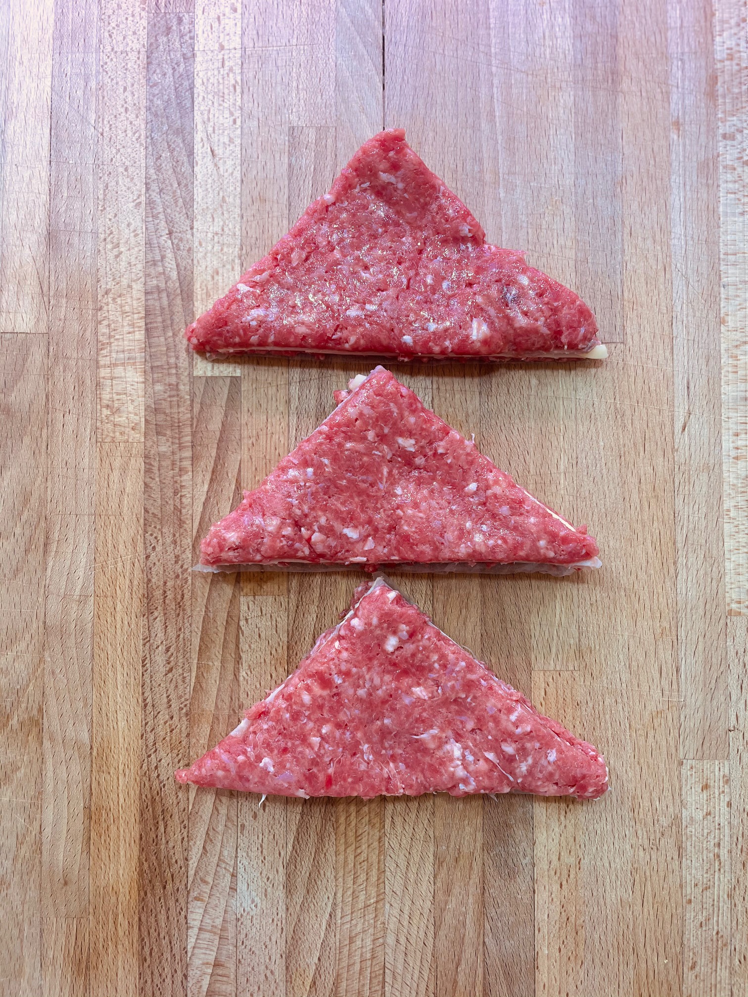 Triangoli prosciutto cotto